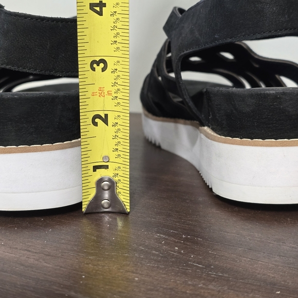 Eileen Fisher Hub Sandal In Black Women's Size 9 - Picture 8 of 12